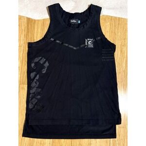 Cookies Brand Black Men's Size Small Authentic Cookies Tank‎ Front Logo Patch